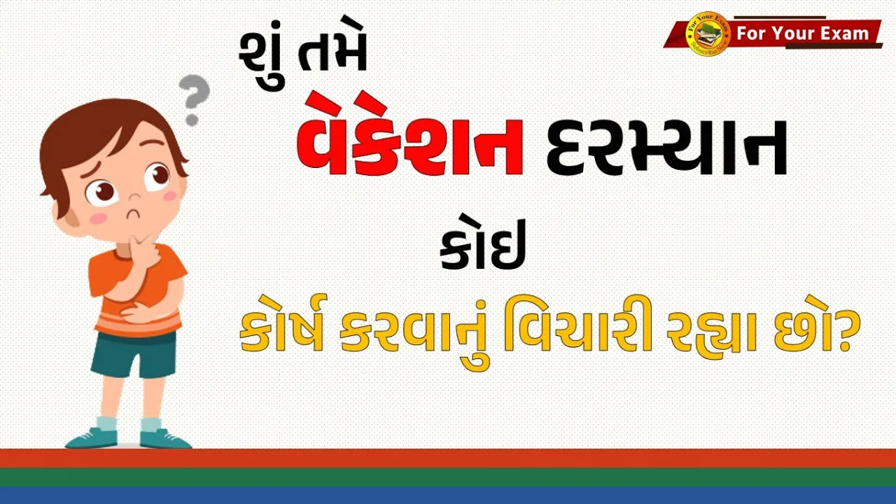 01 શું તમે તમારા વેકેશન નો સદઉપયોગ કરવા માંગો છો？ ｜ Use your Vacation
